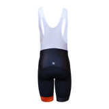 BIB Cuissard Vélo Bretelles "Glitch"orange