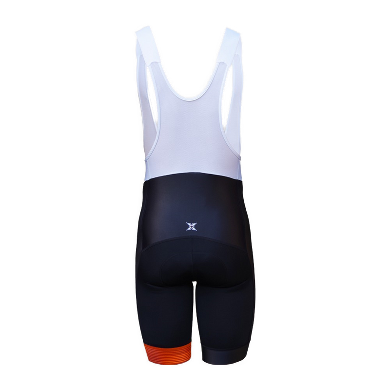 BIB Cuissard Vélo Bretelles "Glitch"orange
