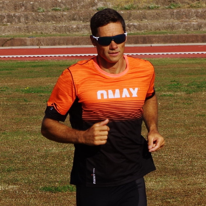 Cuissard Lycra Running orange