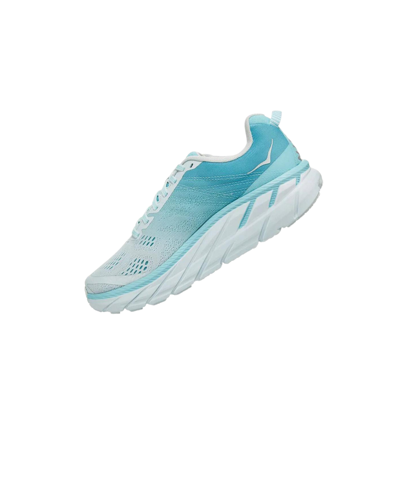 Hoka Clifton 6 blanc bleu