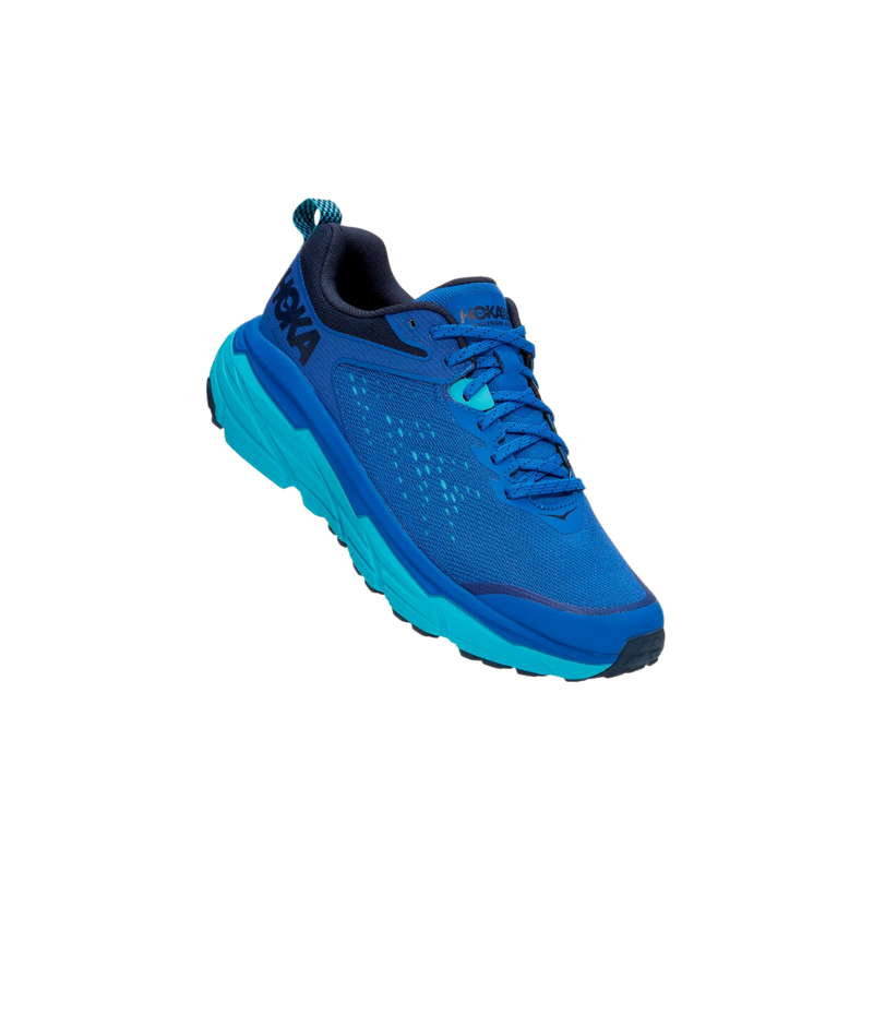 Hoka challenger ATR 6 bleu et turquoise