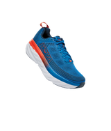 Hoka Bondi 6 bleu et orange