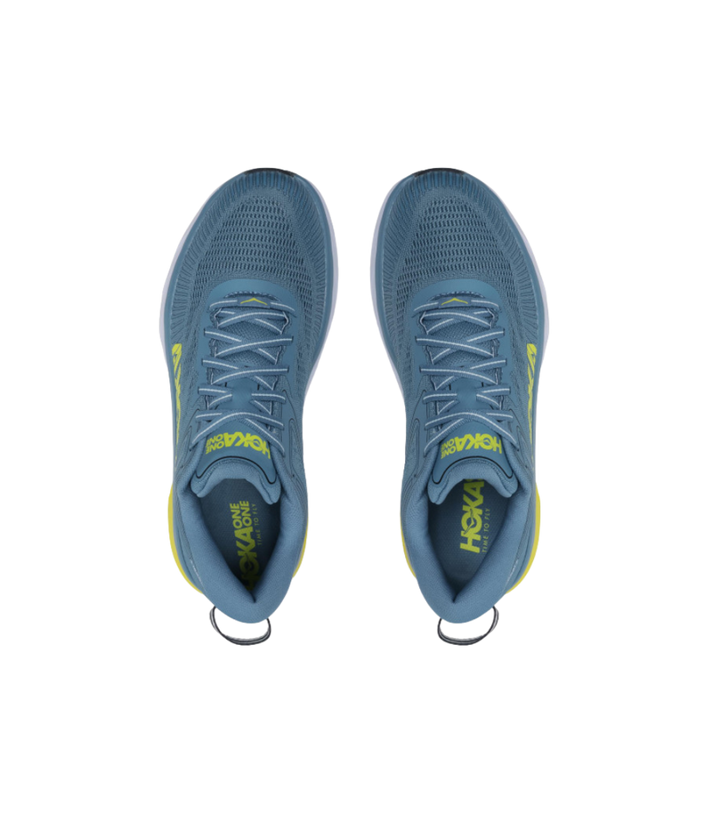 Hoka Bondi 7 Gris jaune fluo