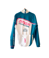 Veste coupe vent bleu et blanc Omax