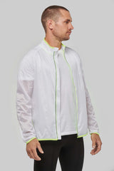 Veste de pluie longues manches blanche