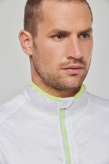 Veste de pluie longues manches blanche
