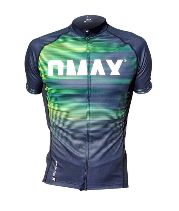 Maillot vélo Glitch MC vert