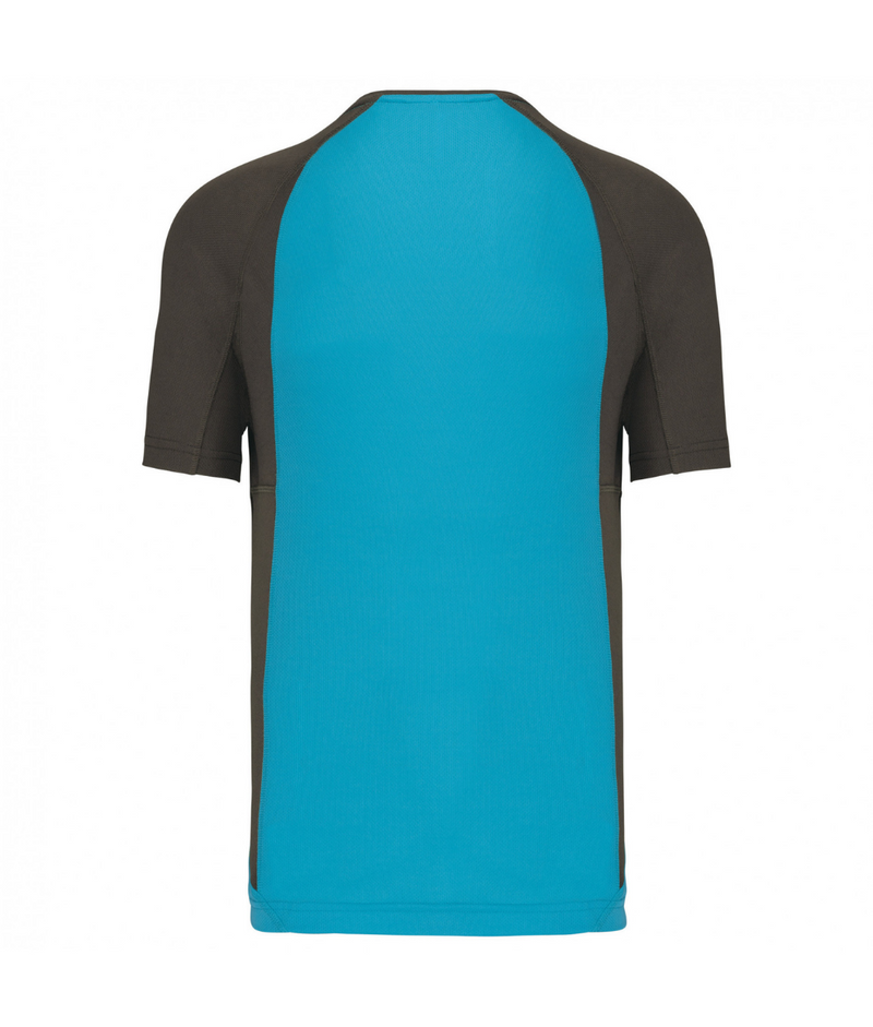Tee-shirt technique bicolore manche courte