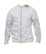 Veste de pluie longues manches blanche