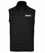 Veste de sport déperlante bi-matière sans manches