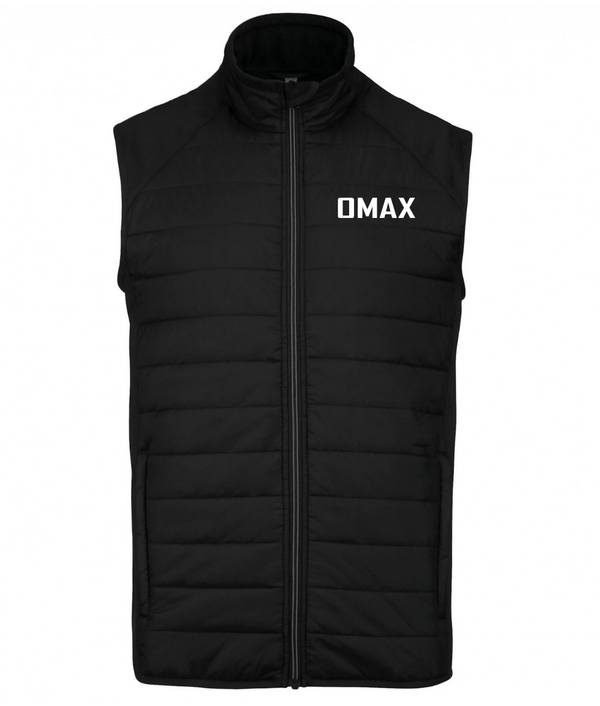 Veste de sport déperlante bi-matière sans manches
